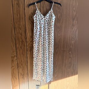 Floral White Maxi Dress summer